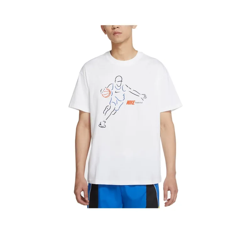 Nike T Shirts Men White-0