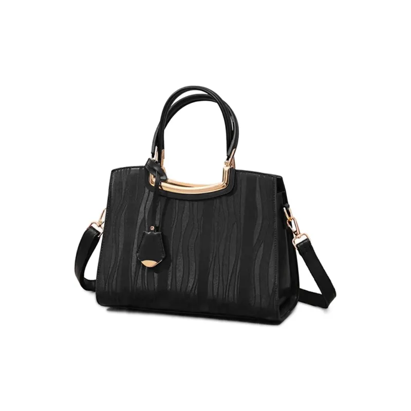 CLEVER& KETCH PU Handbag Tote Shoulder Bag Crossbody Bag Regular Women's Red/Black-7