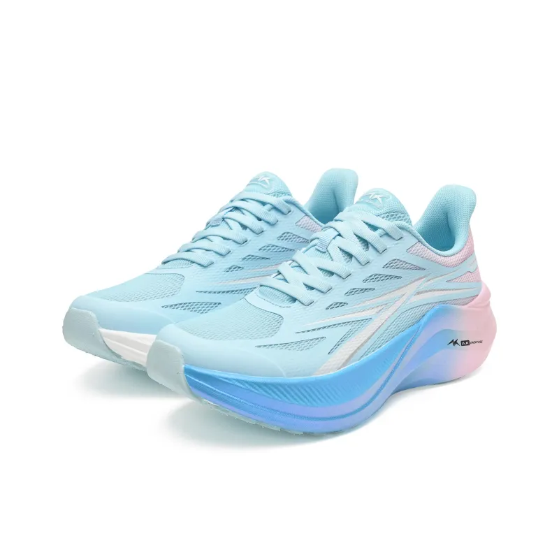 A.KNACKFUSS Breathable Slip Resistant Low Top Running Shoes Unisex Glacier Blue Pink-1
