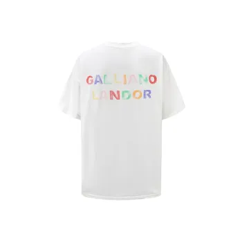 GALLIANO LANDOR FW21 T-Shirt Unisex White
