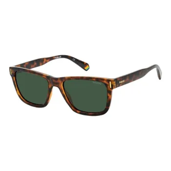 Polaroid Plastic Square Sunglasses Unisex Brown