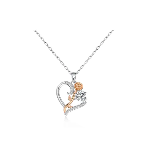 Right Hand Waiting S925 Silver Necklaces Women's