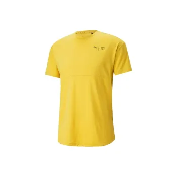 PUMA M FIRST MILE COMMERCIAL SS T-Shirts Men Pear Yellow