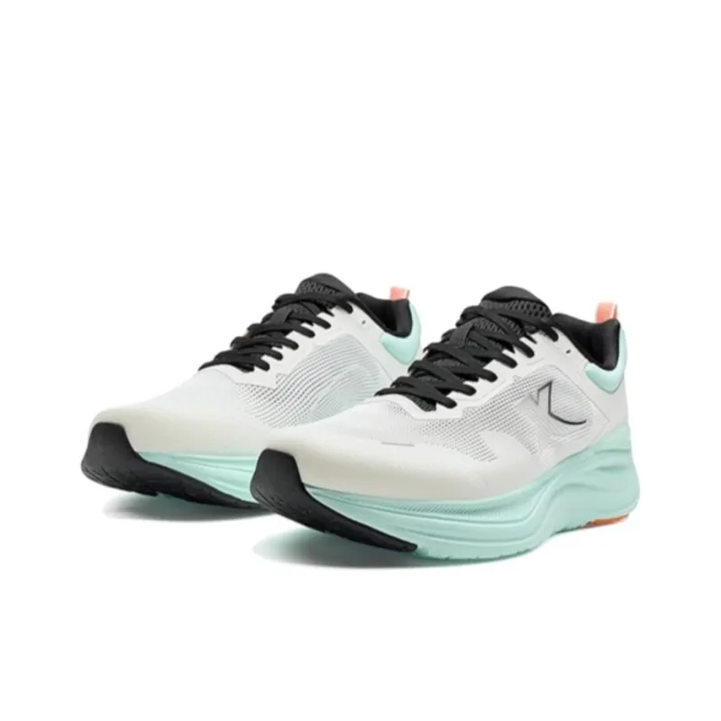 XTEP Cloud Walk 1.0 Coverage Slip Resistant Low Top Casual Running Shoes Men's White Green-2