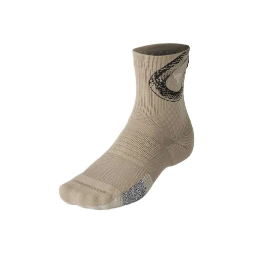 Under Armour Playmaker Project Rock ArmorDry Mid Calf Socks Unisex 1 Pack Khaki Basic/City Khaki