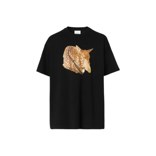Burberry Deer Print Oversized T Shirt