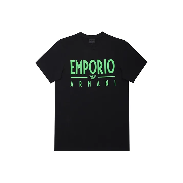 EMPORIO ARMANI T Shirts Men Black-0