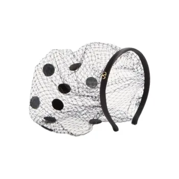 Valentino Viscose Headbands Women's Black