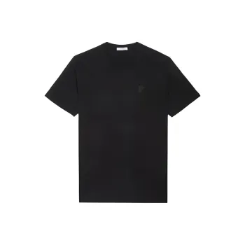 VERSACE Logo Patch Crewneck T Shirt