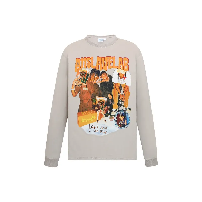 A11SLAVE Straight Long-Sleeved T-Shirt Unisex-4