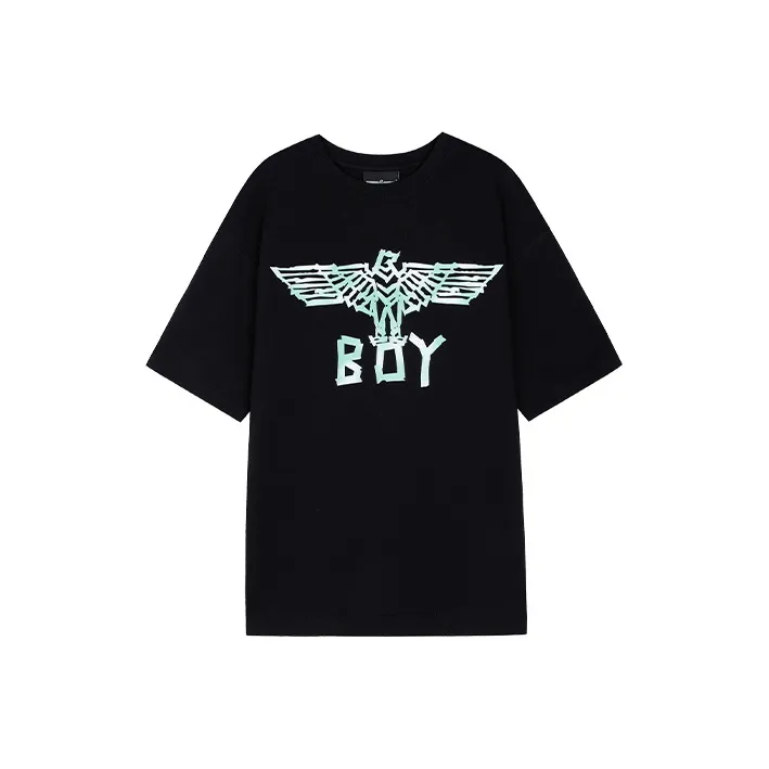 Boy London SS21 Straight T Shirt Unisex Black-0