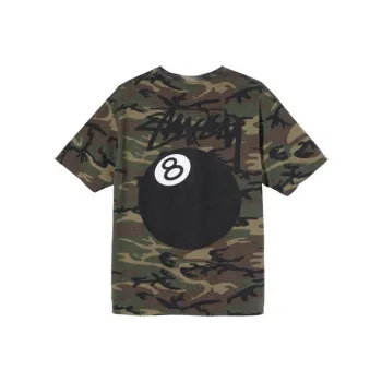 Stussy 8 Ball Collection T Shirts Unisex Camouflage