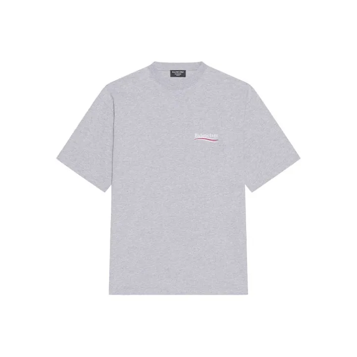 Balenciaga T Shirt Men's Light Gray-0