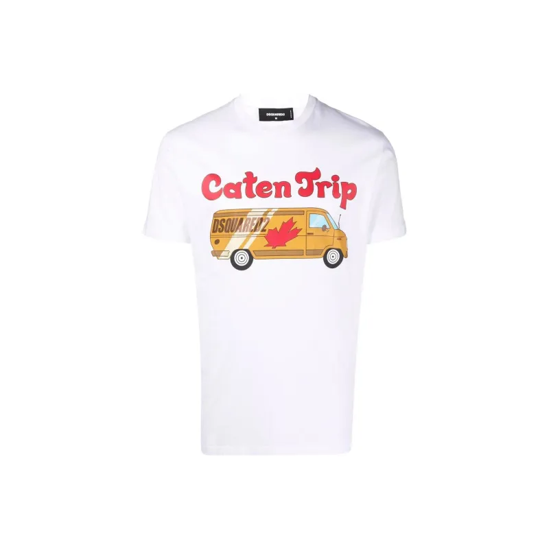 DSQUARED2 Caten Trip Graphic T shirt-0