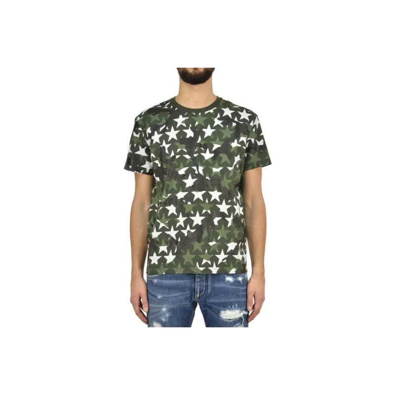 Valentino T Shirts Men Green-0