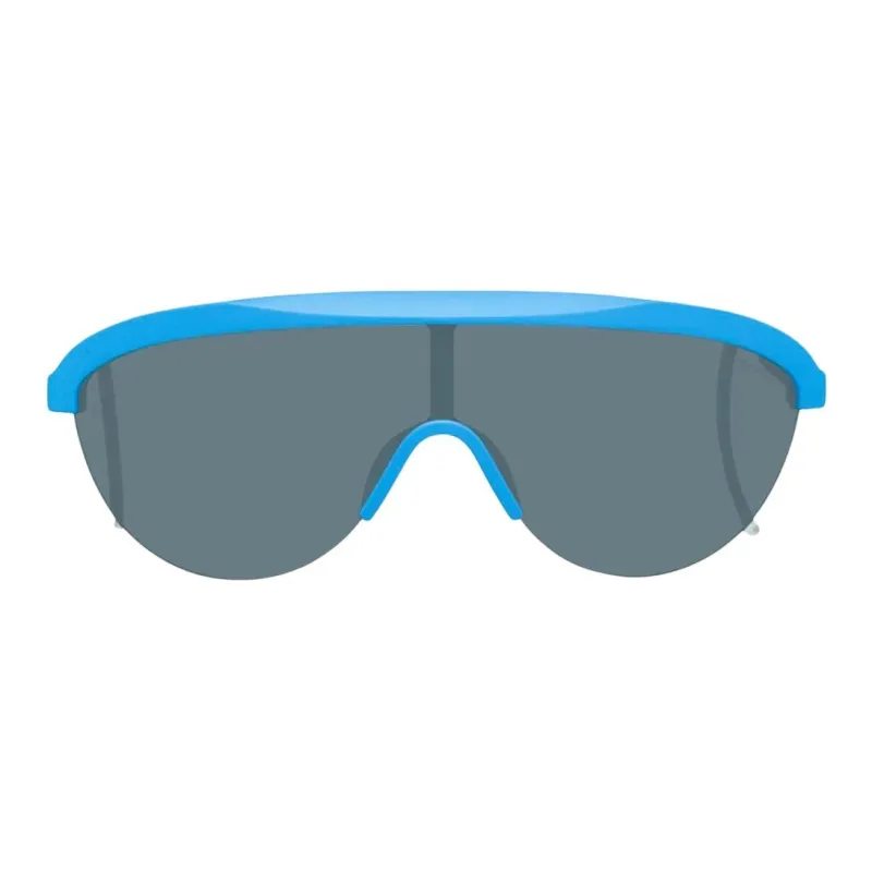 Polaroid Plastic Irregular Shape Sunglasses Unisex Blue-1
