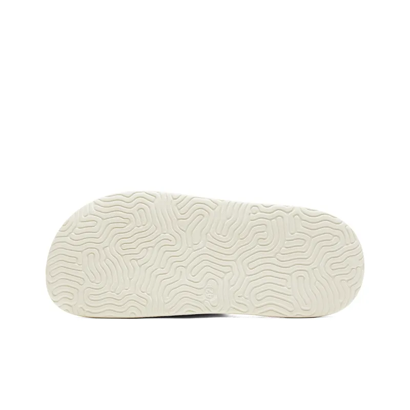 PEAK Slip Resistant Cushioning Slide Slippers Men's White Red-5