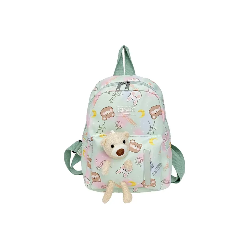 URBAN FOREST Nylon Backpack Women's Pink/Violet/Green/Blue/Black-18