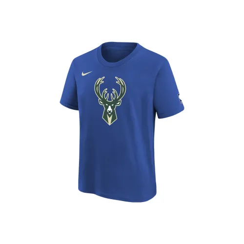 Nike Milwaukee Bucks City Edition Big Kids' Boys' Nba Logo T-Shirt