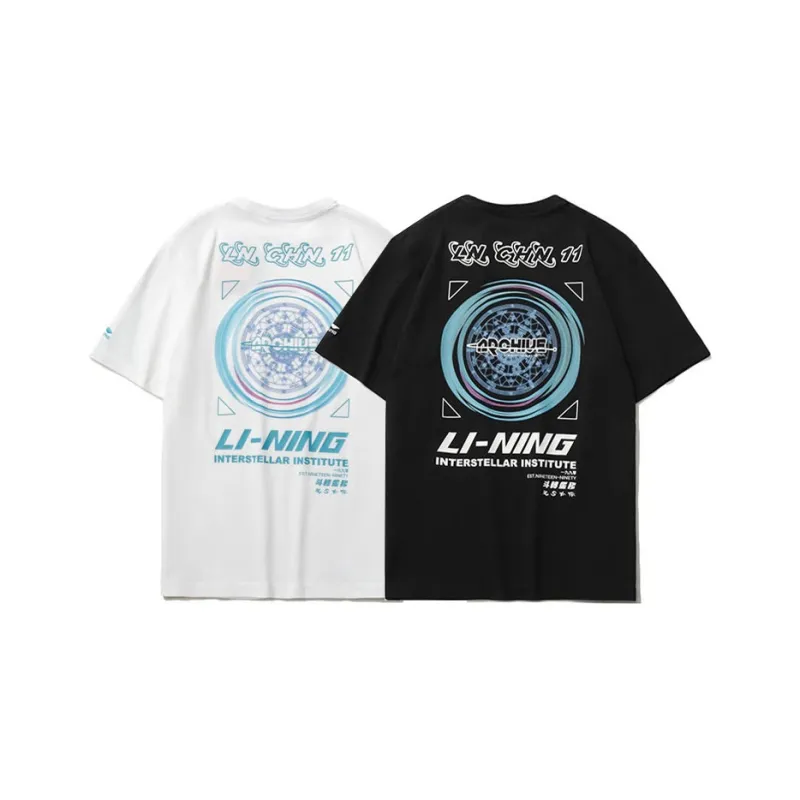 LiNing T Shirt Men's 2 Pack White+Black-0
