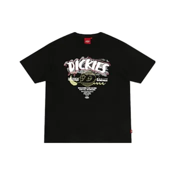 Dickies SS21 Crew Neck Fitted Straight Short Sleeved T Shirt Unisex Black