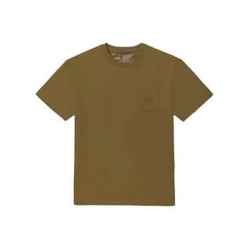 Vans Drop Shoulder Sleeve T Shirt Unisex Earth Yellow