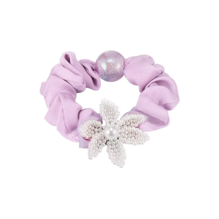 NICERURU Pearl Flowers Hair Tie Women's-0