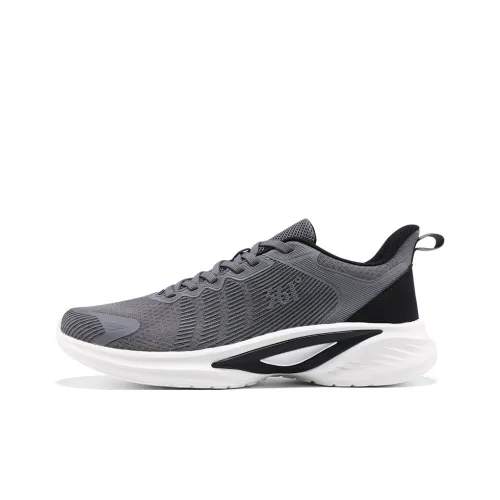361° Durable Breathable Lightweight Low Top Sprint Running Shoes Men's Gray