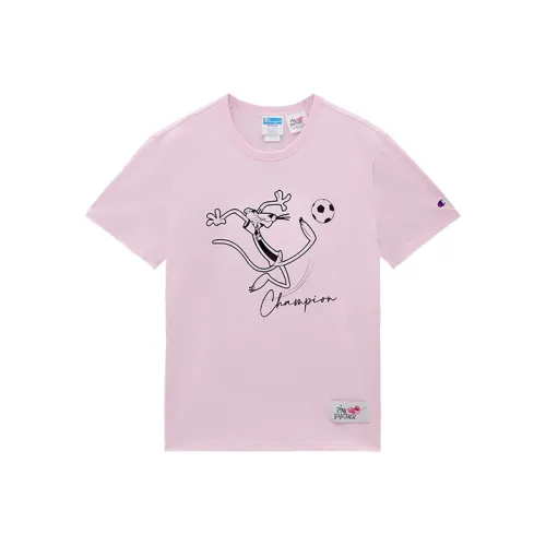 Pink Panther X Champion T Shirts Unisex