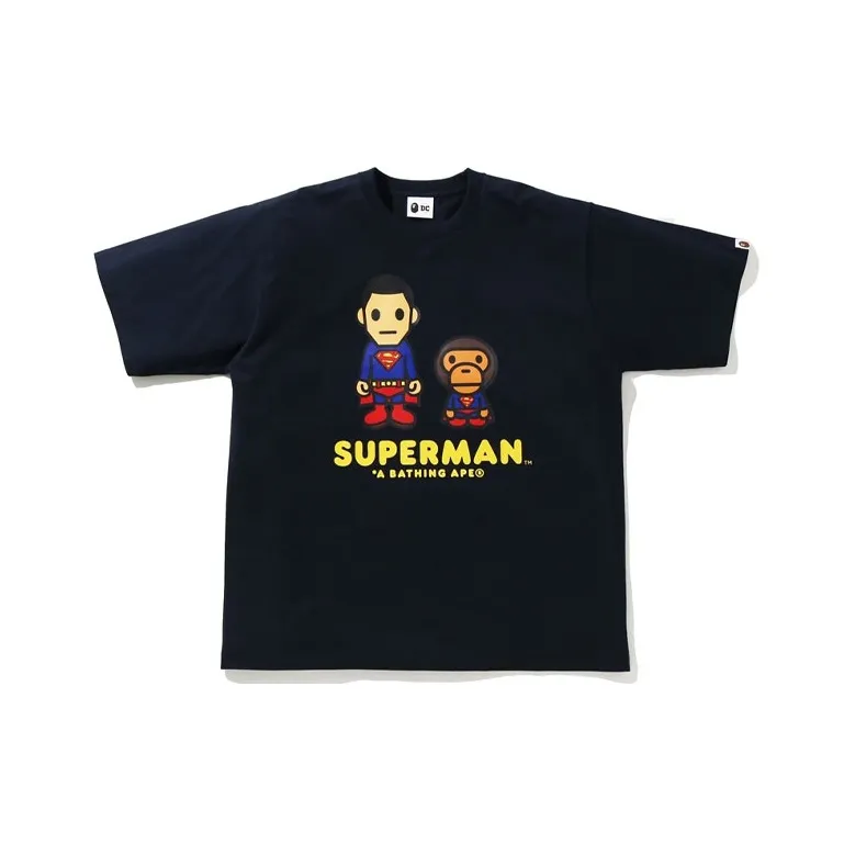 Bape X Dc Baby Milo Superman Relaxed Fit Tee-0