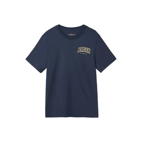 Jordan Set in Sleeve T Shirt Men's Blue