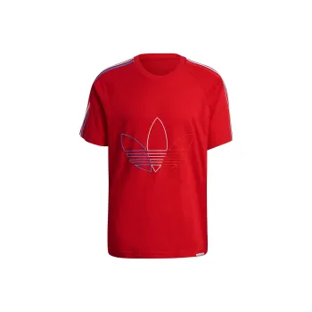 Adidas Originals T Shirt Men's Light Scarlet