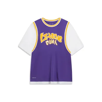LiNing Sports Fashion Collection T-Shirt Unisex Free Purple