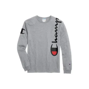 Champion T Shirt US Version Unisex Gray