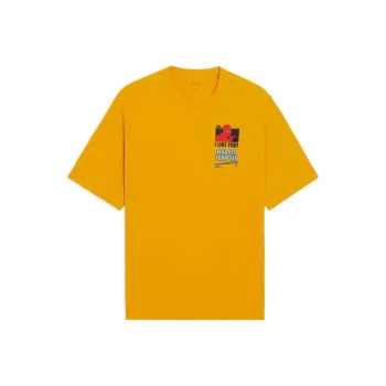 LiNing Disney T Shirt Unisex Citrus Orange Yellow