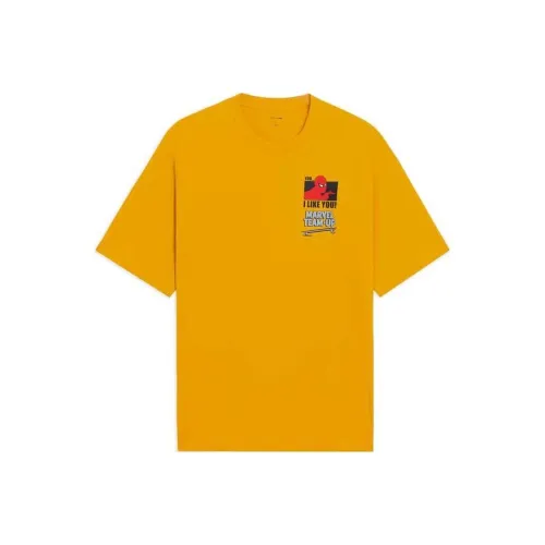 LiNing Disney T Shirt Unisex Citrus Orange Yellow