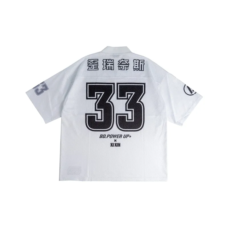 BD.POWER UP+ XIXIN Straight Elbow-Length Sleeved T-Shirt Men's White-0
