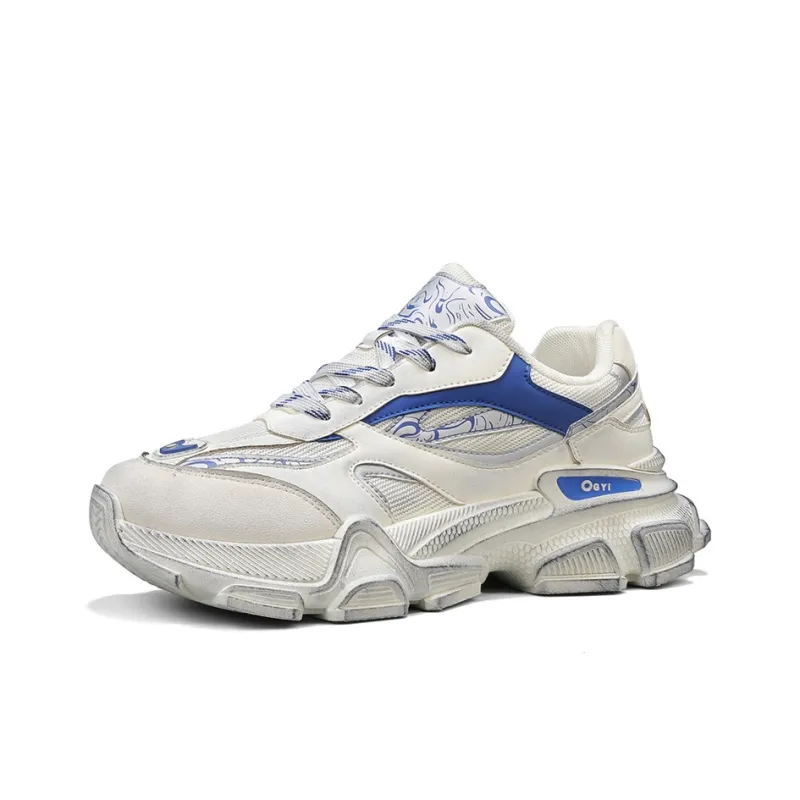 ROBINHOOD Cushioning, Slip Resistant, Abrasion Resistant Support Low Top Chunky Sneakers Men's Box-8