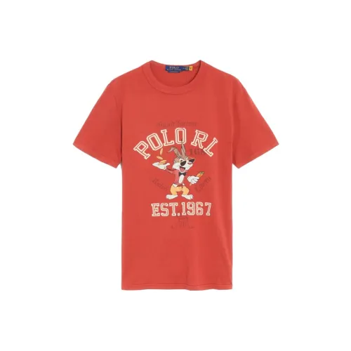 Polo Ralph Lauren T-Shirts Men Orange Red