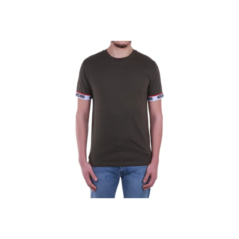 MOSCHINO T-Shirts Men Green-0