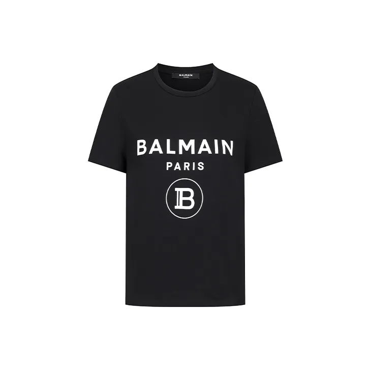 BALMAIN Silver Foil T Shirt-0