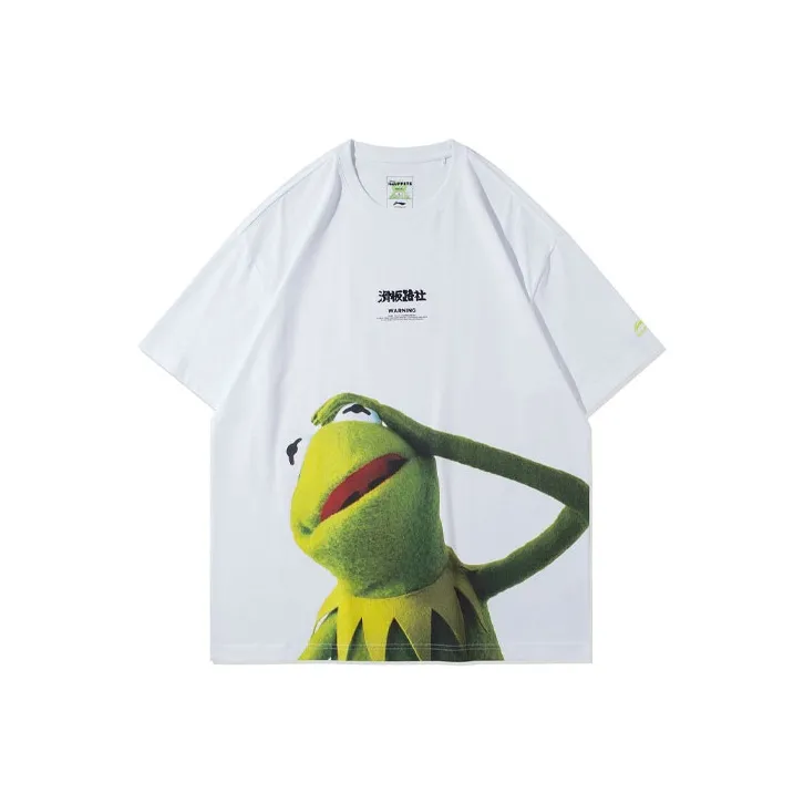 LiNing x Disney T Shirt Unisex White-0