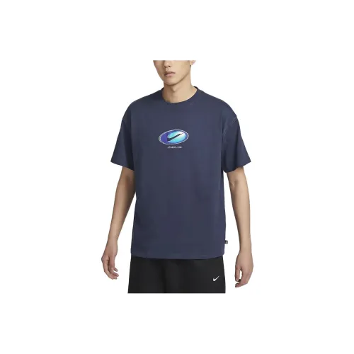 Nike T Shirts Men Deep Navy Blue