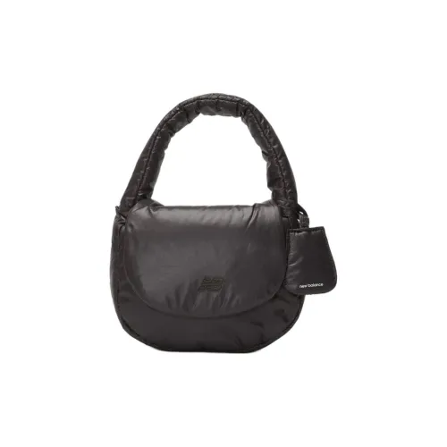 New Balance Polyester Crescent Moon Bag Handbag Mini Unisex Brown