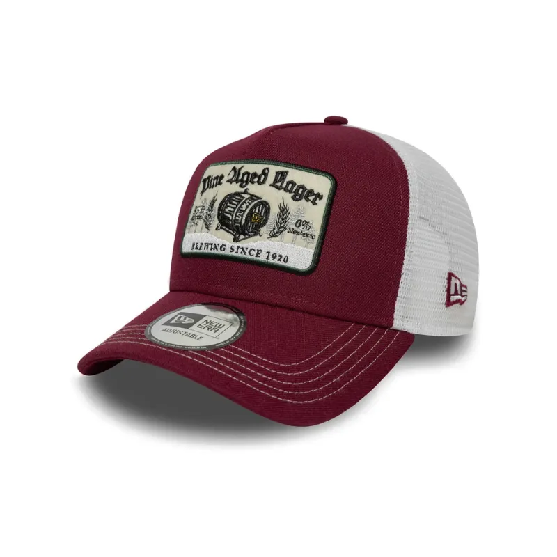 New Era Polyester Baseball Caps Unisex Burgundy-0