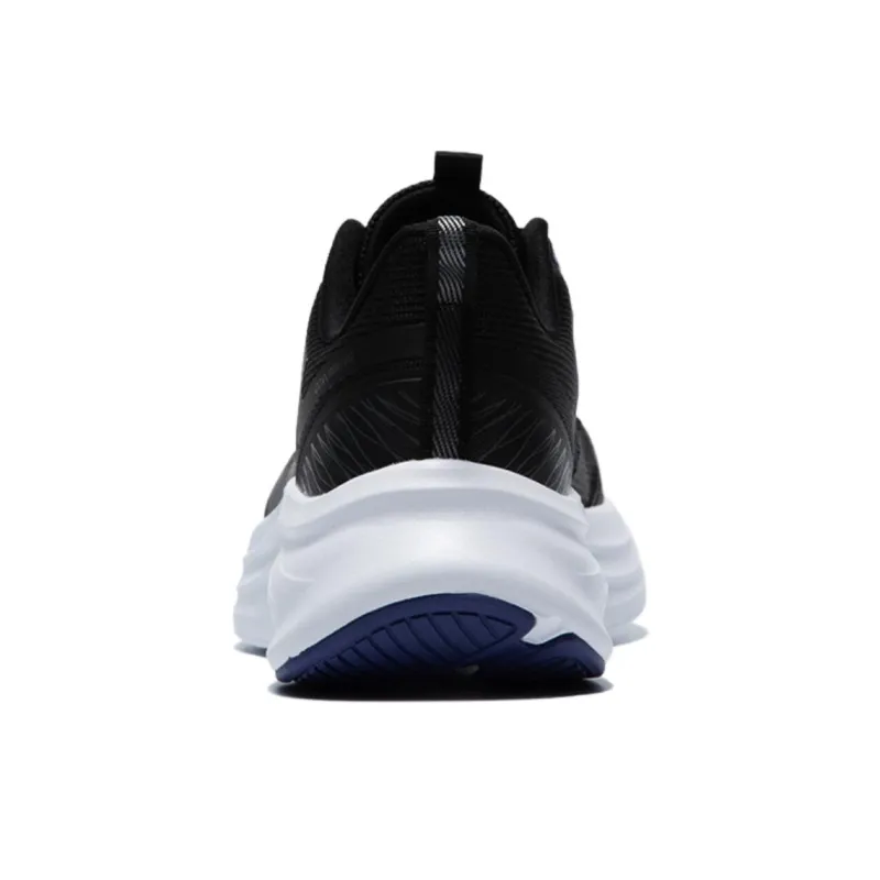 QIAODAN Cushioned Wear Resistant Breathable Low Top Casual Running Shoes Women's Black-3