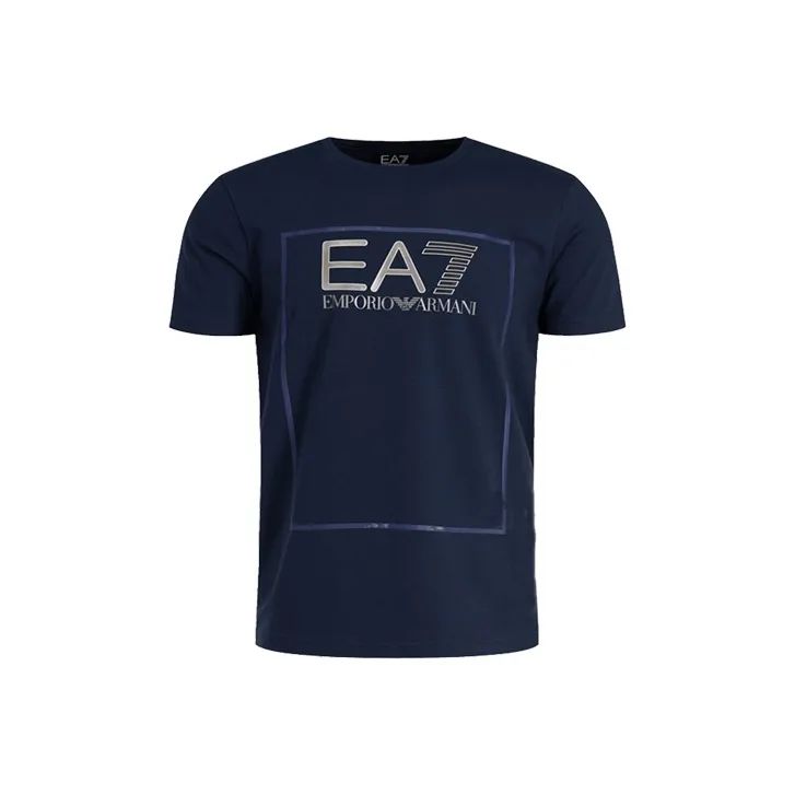 EMPORIO ARMANI T Shirts Men Navy-0