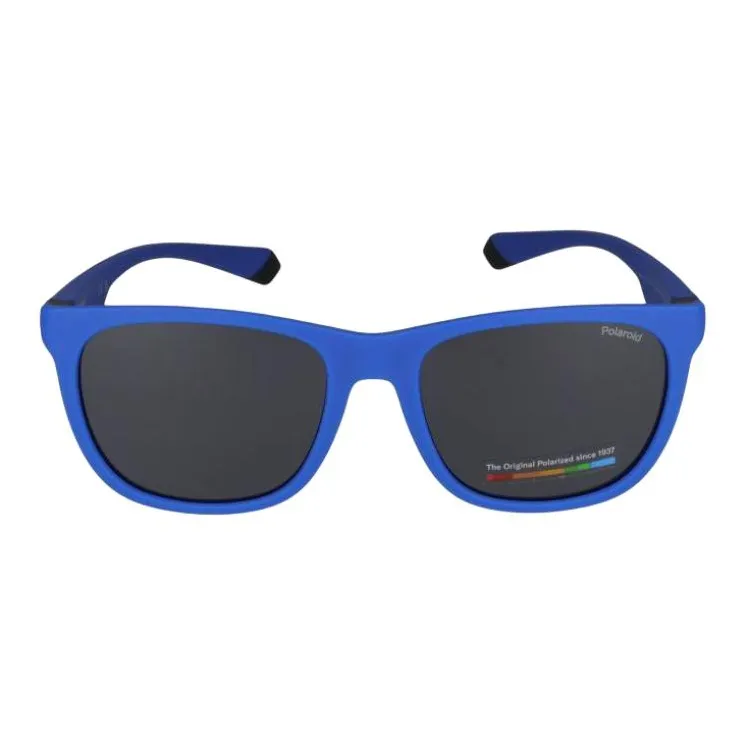 Polaroid Plastic Square Sunglasses Unisex Blue-2