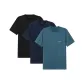 3 Pack (Black+Dark Blue+Water Duck Blue)