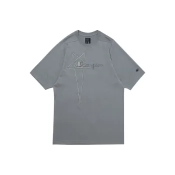Rick Owens X Champion T-Shirts Unisex Gray